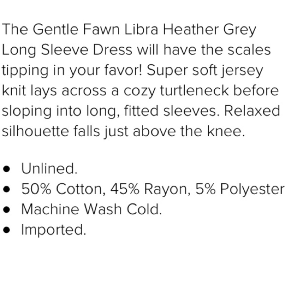 👌🏻Heather Grey Turtleneck Sweater Dress 😍 - Picture 5 of 8